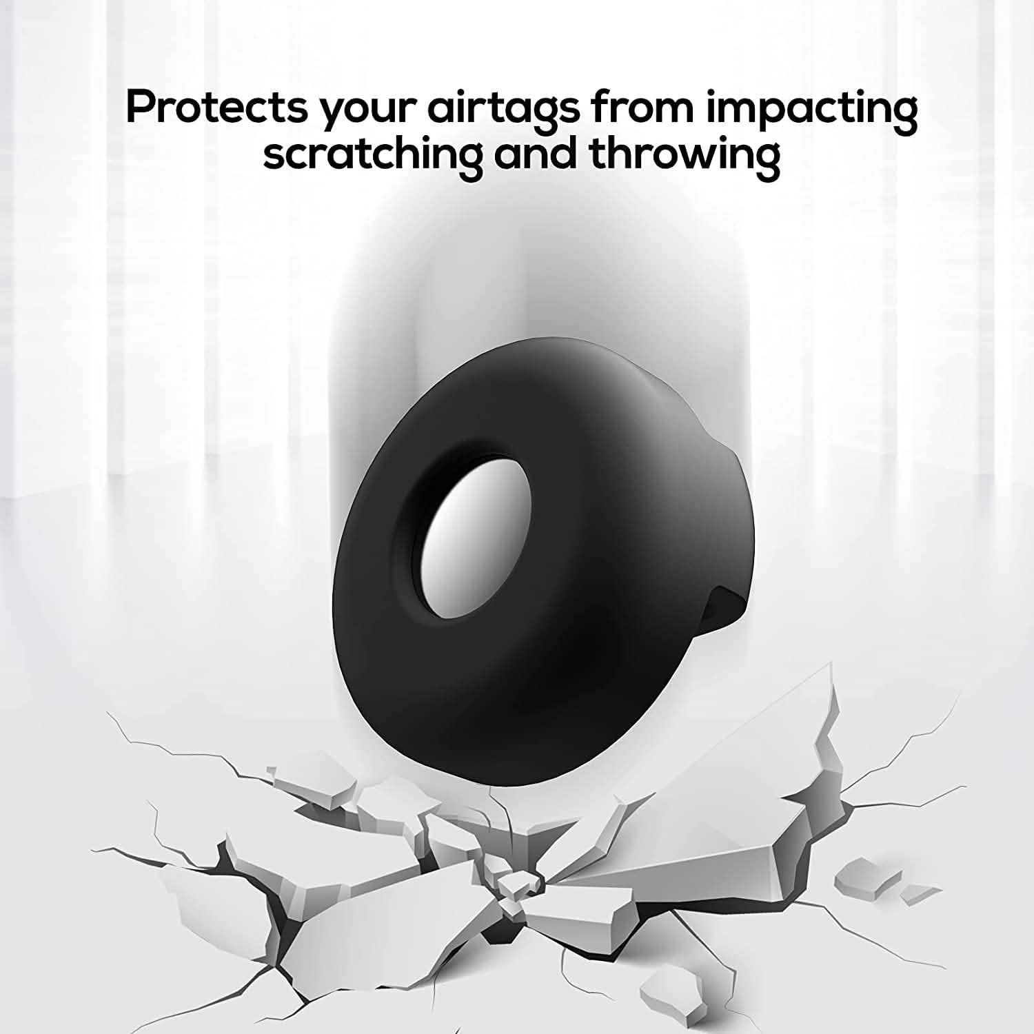 2-Pack: Air Tag Dog Collar Holder