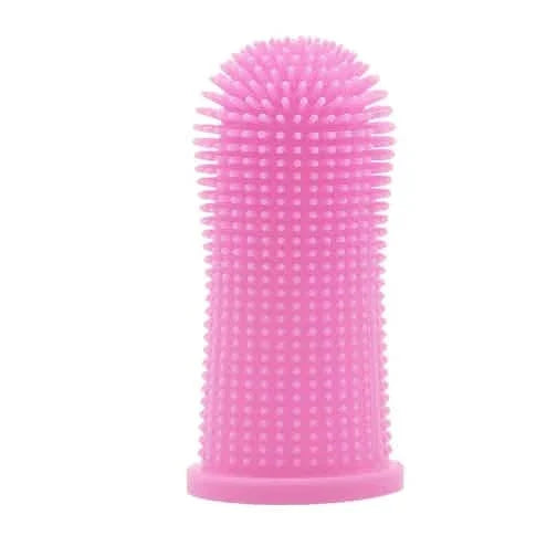 5-Pieces: Super Soft Pet Finger Toothbrush Teeth Cleaning Silicone Tooth Brush